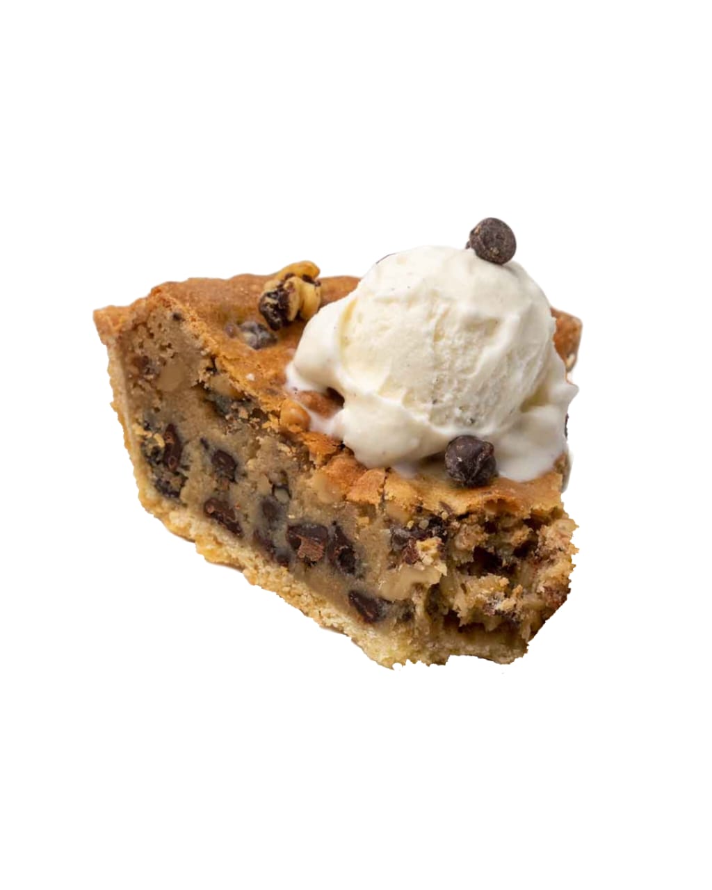 Cookie Pie with Ice Cream